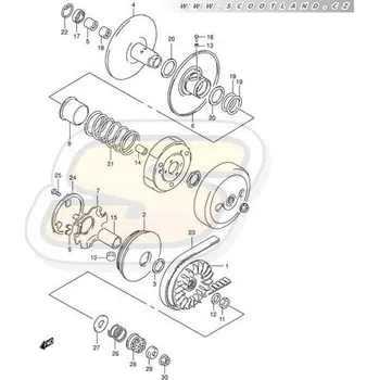 Motor pro motocykl Suzuki Polořemenice 2111011E03