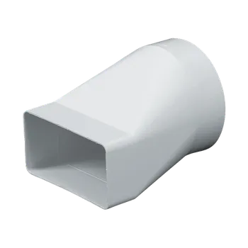 Ventilace Den Braven Článek přechodový Ø 125 mm, 150 × 75 mm bílá