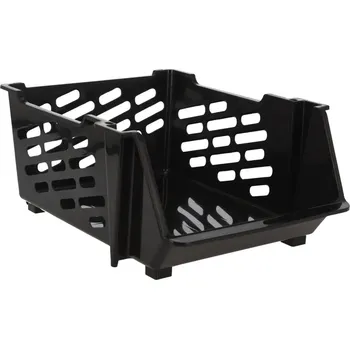 Úložný box Storagesolutions Plastový úložný organizér, 44 x 33,5 x 20 cmm černý