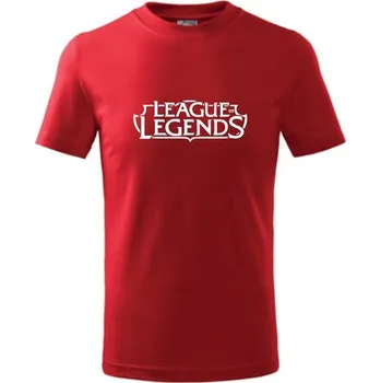 Dětská móda ON-DESIGN Dětské tričko s League of legends Velikost: 110 cm/4 roky, Barva: červená