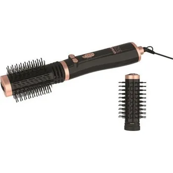 Fén Wad Brevis 360 Hair Dryer - Kulatý kulmofén černo-růžový