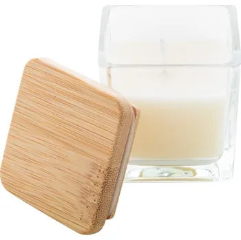 Svíčka Reklamní Cubama svíčka, vanilka, bílá