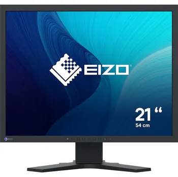 Monitor EIZO MT 21,3" S2134 FlexScan, IPS, 1600x1200, 500nit, 1800:1, 6ms, DisplayPort, DVI-D, D-sub, USB, Černý