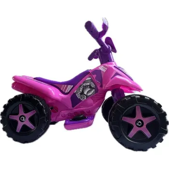 Dětská tříkolka Dětská eletrická čtyřkolka 6V 4,5Ah růžová