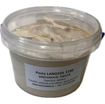 Tekutá pasta na leštění LANGSOL 5192 - 0,5kg kelímek