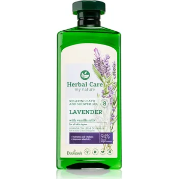 Sprchový gel Farmona Herbal Care Lavender sprchový a koupelový gel s levandulí 500 ml
