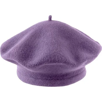 Čepice Dámský baret Tonak 100% vlna - 32 vel. 11,5" (040481) fialová