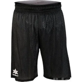 Oboustranné basketbalové trenýrky LUANVI TRIPLE, barva 0040 černá - bílá, velikost L