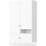 Nábytek PEGAS s.r.o. Skříň DULLUM 120, bílá/bílá