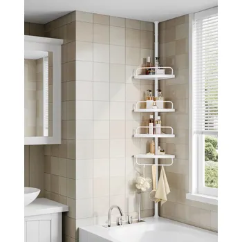 Paradox Rohová koupelnová polička REGALO SPA / Bílá