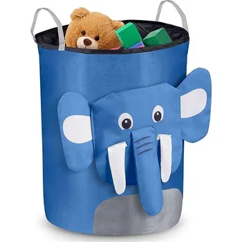 Úložný box Nukido Koš na hračky - slon, modrý