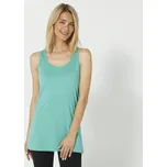 Blancheporte Jednobarevný top z bio bavlny zelená 42/44