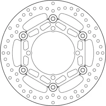 Brzdový kotouč Plovoucí brzdový kotouč BREMBO Oro - 78B40810 KAWASAKI KX 250 2003-2005