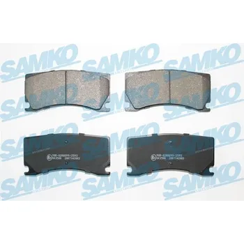 Brzdová destička Sada brzdových destiček, kotoučová brzda SAMKO 5SP2003