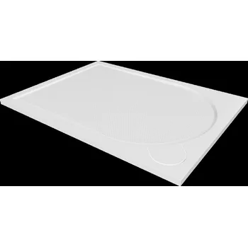 Sprchová vanička Vanička LAKA sprchová 100x90x3 cm obdélníková litý mramor bílá VANKCOBDEL1090