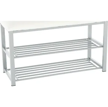 Botník Lavice s botníkem, béžová / šedá, LANGELLA