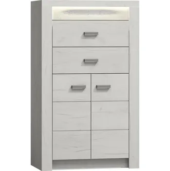 Komoda JARSTOL Komoda INDIANAPOLIS I-6 kraft bílý