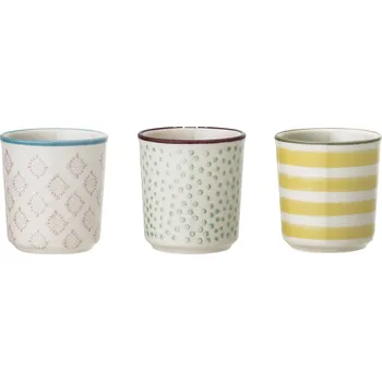 Sklenice Bloomingville, Skleničky na vajíčka Patrizia 3 ks - Formadore