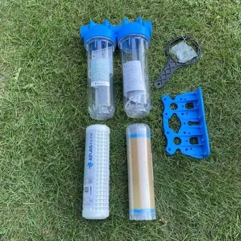 vodní filtr Atlas Filtri Set 10" filtru SENIOR DUO 1" na nečistoty a snížení tvrdosti vody