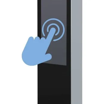 Operační systém Digitální oboustranný totem s monitory Samsung 50", černý, dotyková fólie + doprava zdarma