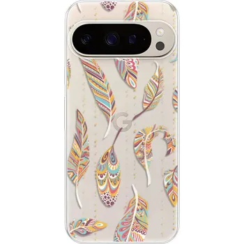 Odolné silikonové pouzdro iSaprio - Feather pattern 02 - Google Pixel 9 / 9 Pro