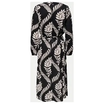 Dámské šaty JDY Každodenní šaty Anna 15349065 Černá Loose Fit L