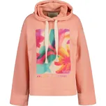 MIKINA GANT RELAXED FLORAL GRAPHIC HOODIE GUAVA ORANGE