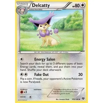 Sběratelská karetní hra Pokémon XY 105/146 Delcatty - XY Stav: Excellent, Verze: NORMAL