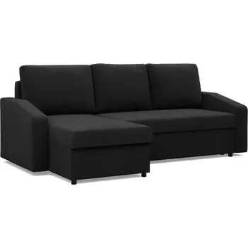 Sedací souprava Rohová rozkládací sedací souprava NEO - zkosený bok - model 2 Černá