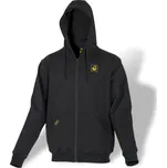 Black Cat Zipper Hoodie - L