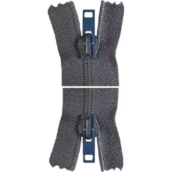 Zip Spirálový zip, nedělitelný - 65cm - modrý - Koh-i-noor - BALENÍ 10 ks