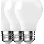 Set 3ks LED žárovek NORDLUX E27 7 W a 8,2 W, 4000 K, mléčná Varianta: Ø 60 x 104 mm, LED, 1055 lm, 8,5 W=75 W