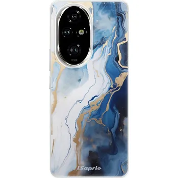 Pouzdro na mobilní telefon Odolné silikonové pouzdro iSaprio - Blue White Marble - Honor 200 Pro
