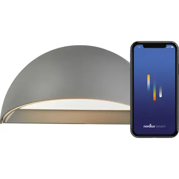 Venkovní osvětlení NORDLUX Arcus IP54 stmívatelné venkovní nástěnné svítidlo Barva: Šedá