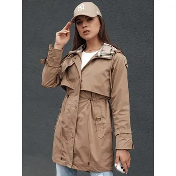 Dámská parka Dstreet Dámská parka v tmavě béžové barvě Fashlove