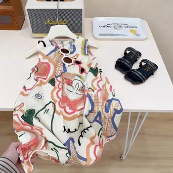 Dívčí šaty Dívčí šaty na léto se vzorem Velikost: 6T, Barva (Varianta): AH9328O