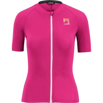 cyklistický dres KARPOS Cyklistický dres s krátkým rukávem - PRALONGIA EVO W - růžová