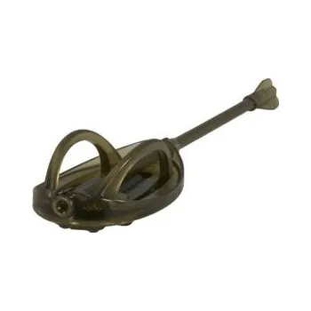 Krmítko pro ryby Cralusso Krmítko Big Rocket Method basket khaki - 50g