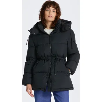 Dámská bunda BUNDA GANT MID LENGTH DOWN JACKET EBONY BLACK