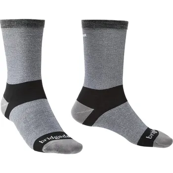 Pánské oblečení Bridgedale Liner Coolmax Liner Boot x2 Velikost: S, Barva: grey/806