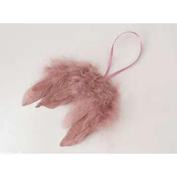 Textilní dekorace - Andělská křídla RŮŽOVÁ