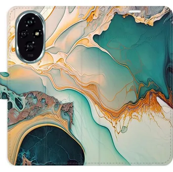 Pouzdro na mobilní telefon Flipové pouzdro iSaprio - Color Marble 33 - Honor 200