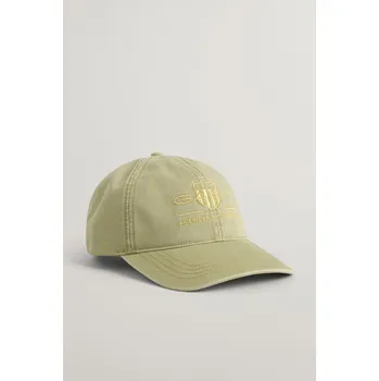 Kšiltovka KŠILTOVKA 7-16 LET GANT TONAL SHIELD CAP BEIGE GREEN