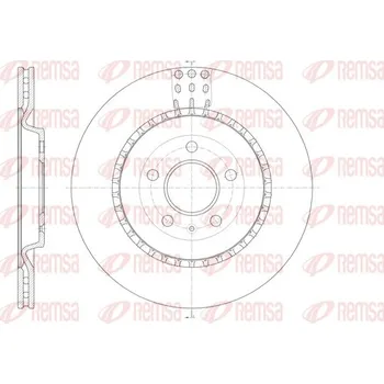 Brzdový kotouč Brzdový kotouč REMSA 61492.10