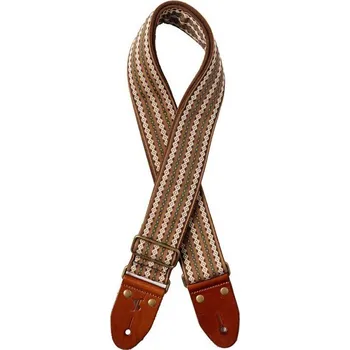 Kytarový popruh Stagg SWO-CLASS-BRW, tkaný nylonový popruh, klasický vzor, hnědý