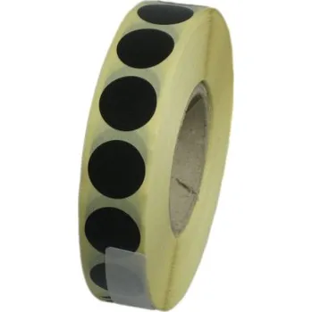 Terč na sportovní střelbu Zálepky na terč černé, 16 mm, 2000 ks