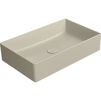 GSI KUBE X keramické umyvadlo na desku, 60x37cm, creta mat, 945308