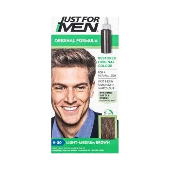 Just For Men Shampoo-in Haircolour barevný šampon pro muže H30 Light Medium Brown 66 ml