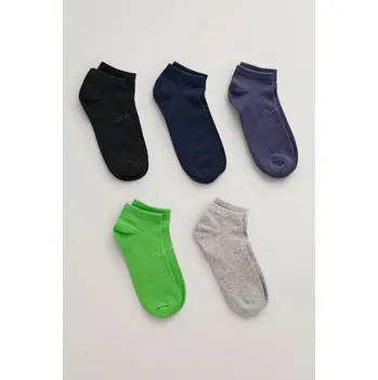 Dětská móda PONOŽKY GANT TONAL LOGO SNEAKER SOCKS 5-PACK SLIME GREEN