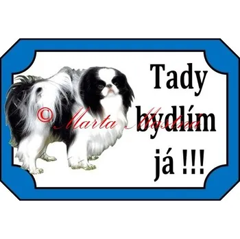 Cedulka japončík, japan chin - Bez samolepicí vrstvy